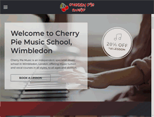 Tablet Screenshot of cherrypiemusic.co.uk