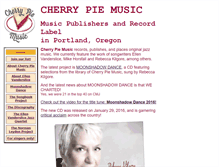 Tablet Screenshot of cherrypiemusic.com